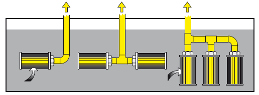 Cr�pines d'aspiration